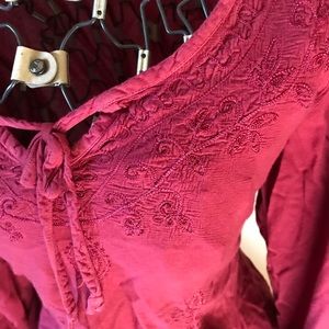 Tesha embroidered top